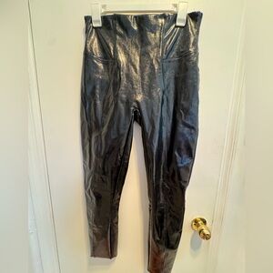 Spanx pleather leggings.